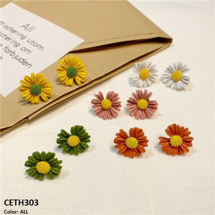 CETH303 SIQ Colorful Flower's Tops Pair - CETH