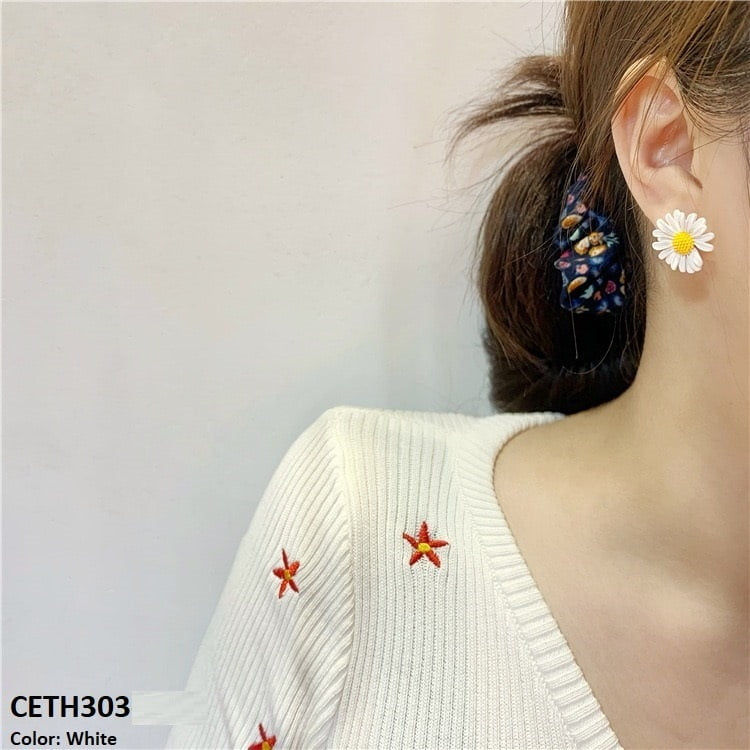 CETH303 SIQ Colorful Flower's Tops Pair - CETH