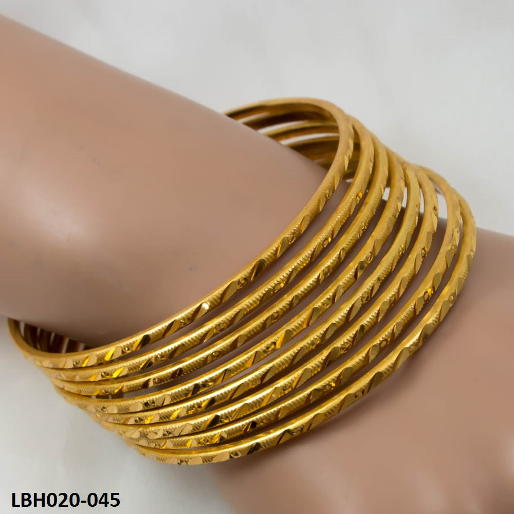 LBH020 REP 8 Pcs Chalai Hand Bangles - LBH