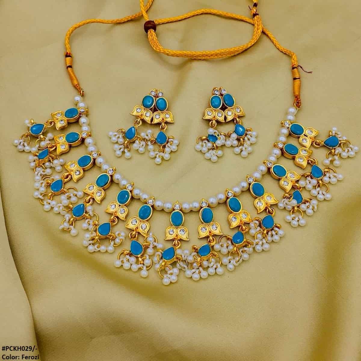 PNSH029 SDQ Beza/Saru Collar Necklace Set - PNSH