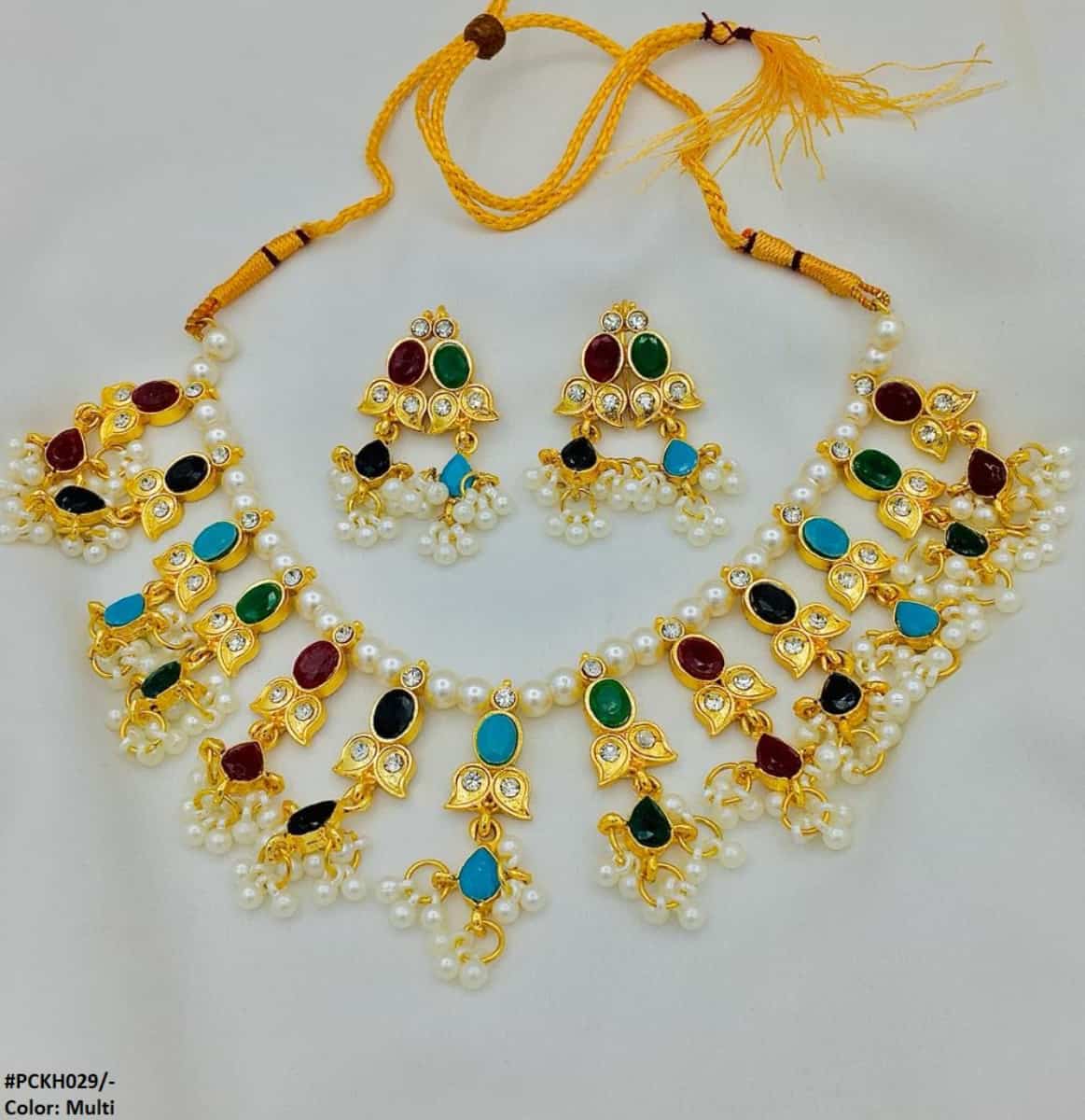 PNSH029 SDQ Beza/Saru Collar Necklace Set - PNSH