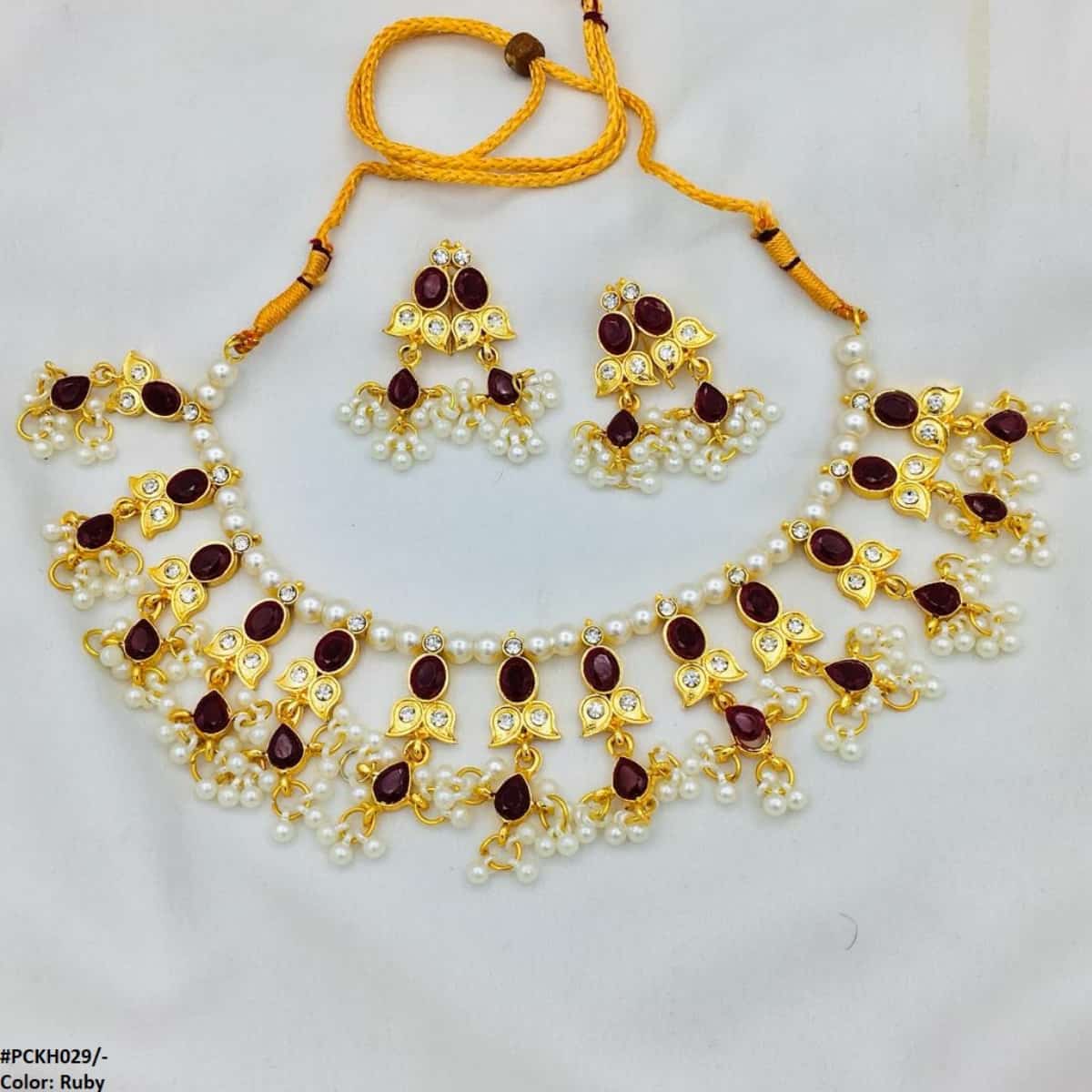 PNSH029 SDQ Beza/Saru Collar Necklace Set - PNSH